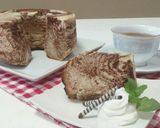 米粉で♪ 抹茶小豆クリチシフォンケーキ作り方25写真