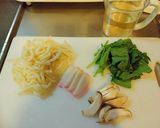 余ったうどんで小田巻き蒸し作り方1写真
