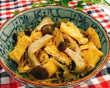 ＊母の味＊糸こんしめじ油揚げの炒り煮。作り方12写真
