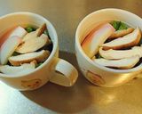 余ったうどんで小田巻き蒸し作り方6写真