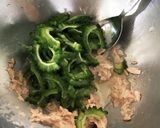 めんつゆでゴーヤの和風ツナサラダ作り方4写真