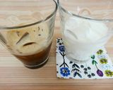 カフェ風♪2層のカフェオレ作り方2写真