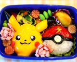 ピカチュウ&モンスターボールの キャラ弁作り方15写真