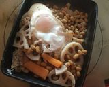 お皿いらず！納豆とレンコンの目玉焼き作り方4写真