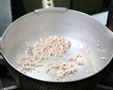 なすと鶏ミンチの餡かけ作り方2写真