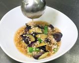 なすと鶏ミンチの餡かけ作り方6写真