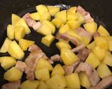 ジャガイモとお肉のレモンバター醤油炒め作り方2写真