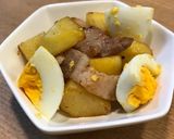 ジャガイモとお肉のレモンバター醤油炒め作り方3写真