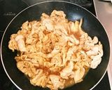 定食屋さんの味！豚バラ肉で豚の生姜焼き風作り方3写真