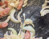ソーセージのクリームパスタ😋作り方4写真
