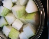 糖質オフ！冬瓜のひき肉あんかけ作り方4写真