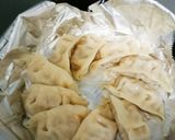 ストレスなし！古いフライパンで餃子を焼く作り方2写真