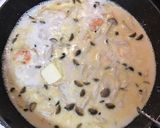 海老アボカドの豆乳スープパスタ♡作り方3写真