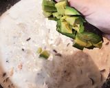 海老アボカドの豆乳スープパスタ♡作り方4写真
