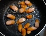 プラス1品！オクラと椎茸のウインナー炒め作り方2写真
