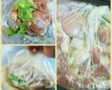 キウイでやわらか!鶏もも肉のバター醤油作り方2写真