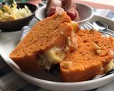 胡桃＆チーズ入り♬オレンジ色の朝食パン作り方6写真