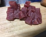 塩まぐろと玉ねぎのピンチョス風おつまみ作り方3写真