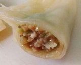 市販の皮でモッチモチ！厚皮ギョーザ作り方9写真