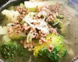 白ネギたっぷり食べるスープ作り方15写真