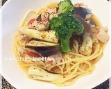 低温ほったらかし☆茄子と鶏のトマトパスタ作り方3写真