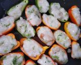 お弁当にも美味しい☆ピーマンのエビ詰め作り方7写真