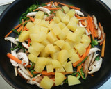 焼肉タレ消費♪厚揚げのタレマヨ野菜炒め☆作り方9写真