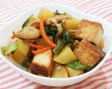 焼肉タレ消費♪厚揚げのタレマヨ野菜炒め☆作り方11写真