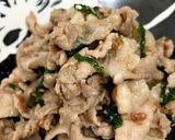 簡単！豚肉の梅しそ炒め作り方6写真