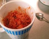 レンジで！簡単マグカップオムライス作り方1写真