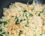 カリカリ食感が美味しい胡瓜のチャーハン作り方4写真