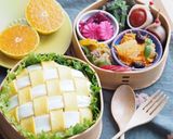 編み編みオムライス(編み込みオムライス)作り方11写真