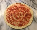梅じそ納豆ピザ作り方2写真