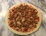梅じそ納豆ピザ作り方3写真