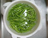 いんげんと豚こまの味噌炒め作り方2写真