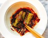 焼き茄子と八丁味噌の重陽寿司作り方5写真