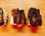 焼き茄子と八丁味噌の重陽寿司作り方6写真