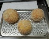 休日カフェご飯☆ライスコロッケ作り方4写真