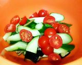 茄子と鶏肉の中華サラダ♥レンジで簡単☆作り方1写真