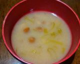 なめこと青ネギの味噌汁作り方2写真