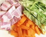 即席麺で作る野菜味噌バターらーめん作り方1写真