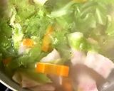 即席麺で作る野菜味噌バターらーめん作り方2写真