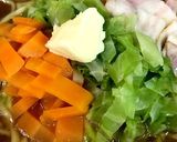 即席麺で作る野菜味噌バターらーめん作り方4写真