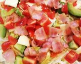 冷蔵庫のあり物でコブサラダっぽいサラダ作り方5写真