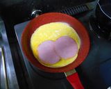 【お弁当にもう一品】ハムエッグチーズ作り方2写真