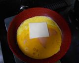 【お弁当にもう一品】ハムエッグチーズ作り方3写真