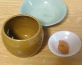 球形の茶碗でつくる味噌おにぎり作り方1写真