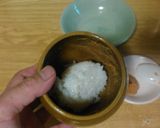 球形の茶碗でつくる味噌おにぎり作り方3写真