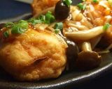 豆腐と白身魚のふんわり天 きのこあんかけ作り方5写真