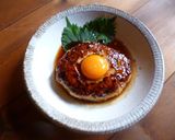 鶏ときのこの照り焼きハンバーグ♪作り方7写真